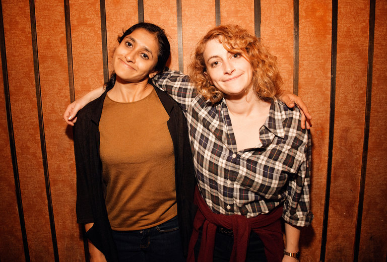 Aparna Nancherla and Jo Firestone: "Butterboy with Jo, Aparna, and Maeve"